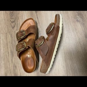 Birkenstock Arizona Big Gold Buckle Sandals